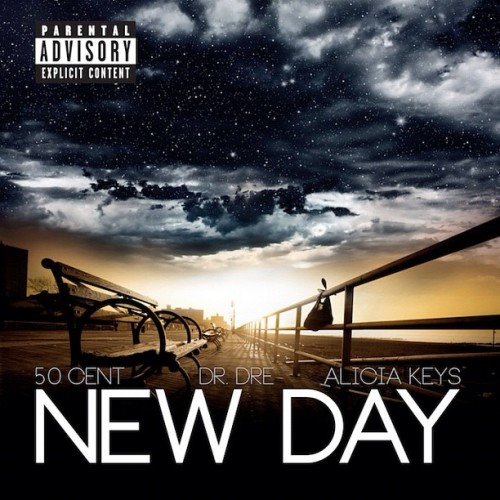 50 Cent (Ft Alicia Keys, Dr Dre) - New Day - 9inch-1.0